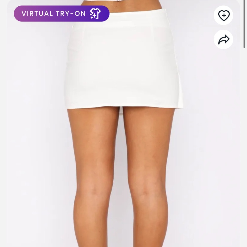 White Fox Boutique Chosen One Mini Skirt - Picture 4 of 7